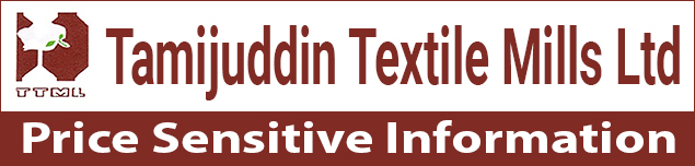 Price Sensitive Information of Tamijuddin-Textile Mills Ltd.