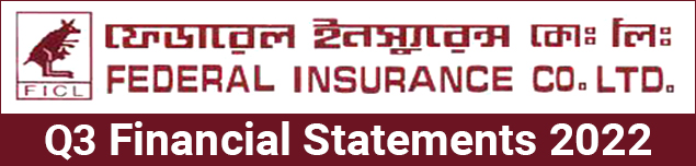 Q3 Financial Statements of Federal Insurance Company Limited